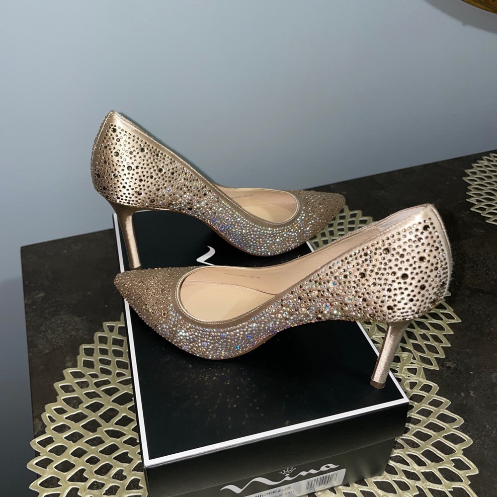 Nina Satin Bridal Heels